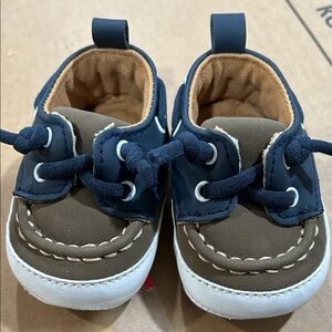 Sperry Kids Moccasins in Blue and Brown